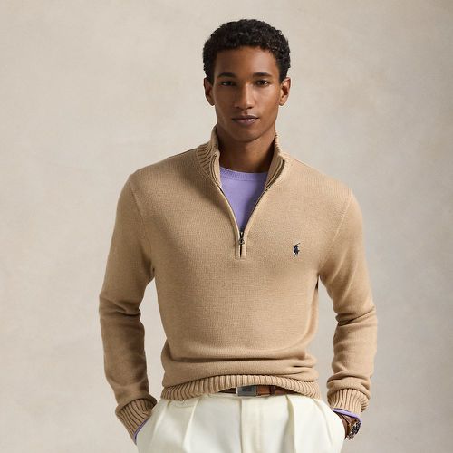 Cotton Quarter-Zip Jumper - Polo Ralph Lauren - Modalova