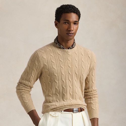 The Iconic Cable-Knit Cashmere Jumper - Polo Ralph Lauren - Modalova