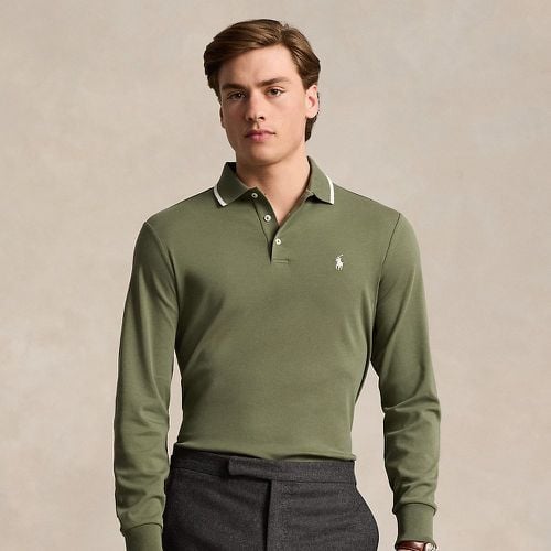 Custom Slim Fit Soft Cotton Polo Shirt - Polo Ralph Lauren - Modalova