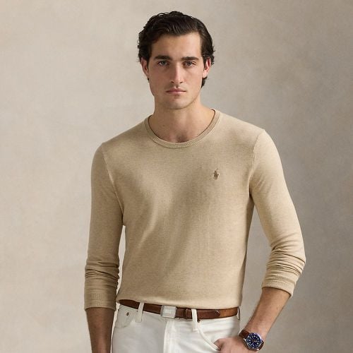 Slim Fit Textured Cotton Jumper - Polo Ralph Lauren - Modalova