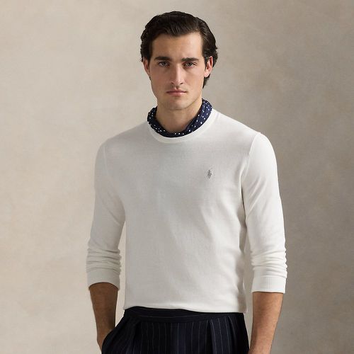 Slim Fit Textured Cotton Jumper - Polo Ralph Lauren - Modalova