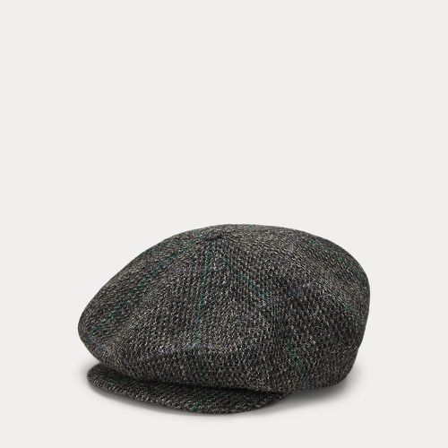 Overcheck Tick-Weave Wool Newsboy Cap - Polo Ralph Lauren - Modalova