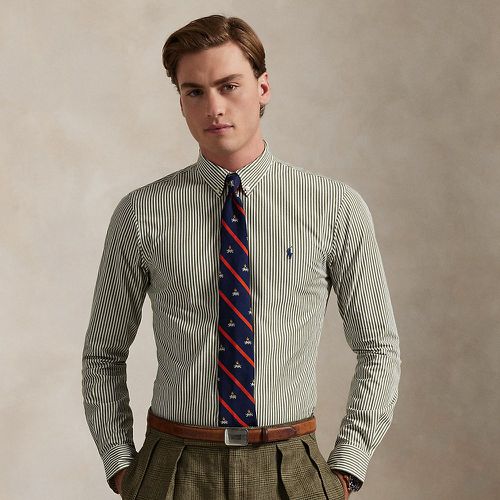 Slim Fit Striped Stretch Poplin Shirt - Polo Ralph Lauren - Modalova