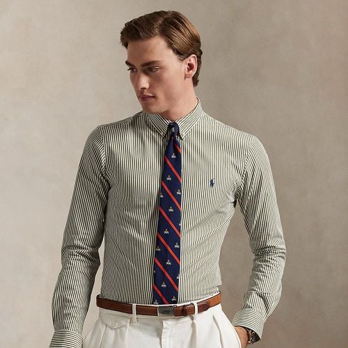 Custom Fit Striped Stretch Poplin Shirt - Polo Ralph Lauren - Modalova