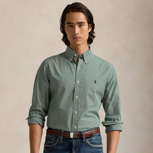 Custom Fit Gingham Stretch Poplin Shirt - Polo Ralph Lauren - Modalova