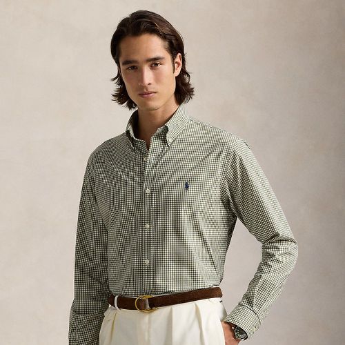 Custom Fit Gingham Stretch Poplin Shirt - Polo Ralph Lauren - Modalova