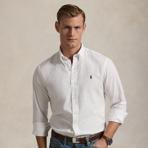 Custom Fit Seersucker Shirt - Polo Ralph Lauren - Modalova