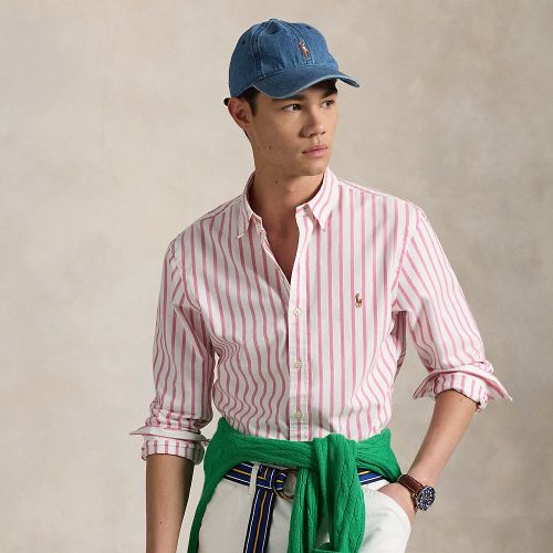 Slim Fit Striped Oxford Shirt - Polo Ralph Lauren - Modalova