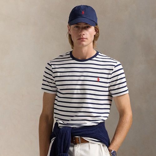 Custom Slim Fit Striped Jersey T-Shirt - Polo Ralph Lauren - Modalova