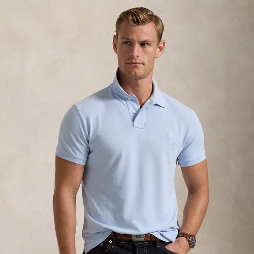 Custom Slim Fit Big Pony Mesh Polo Shirt - Polo Ralph Lauren - Modalova