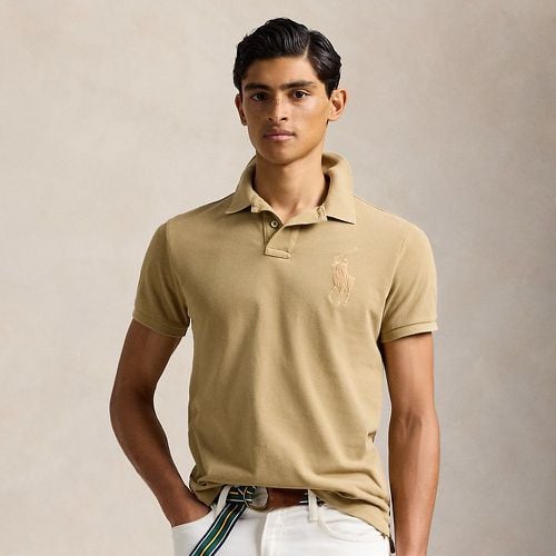 Custom Slim Fit Big Pony Mesh Polo Shirt - Polo Ralph Lauren - Modalova