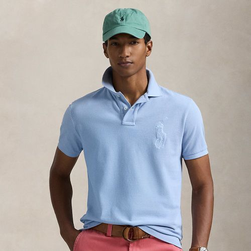 Custom Slim Fit Big Pony Mesh Polo Shirt - Polo Ralph Lauren - Modalova