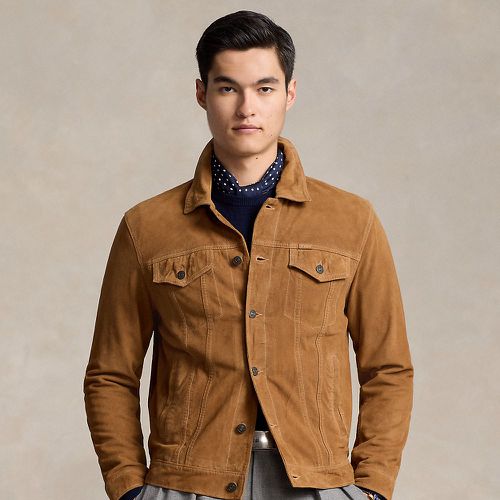 Suede Trucker Jacket - Polo Ralph Lauren - Modalova