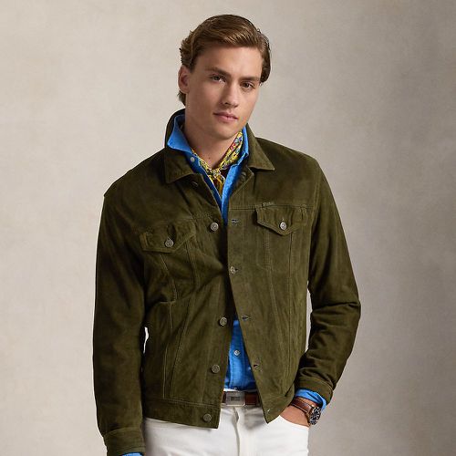 Suede Trucker Jacket - Polo Ralph Lauren - Modalova