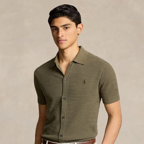 Textured Cotton-Linen Shirt Jumper - Polo Ralph Lauren - Modalova