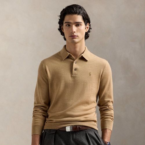 Wool Polo-Collar Jumper - Polo Ralph Lauren - Modalova