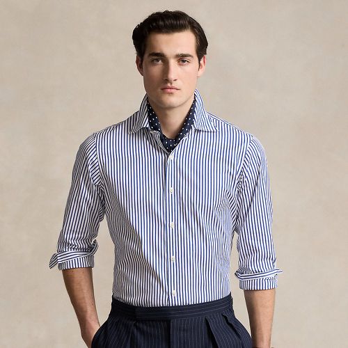 Classic Fit Striped Poplin Shirt - Polo Ralph Lauren - Modalova