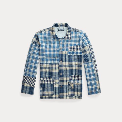 Indigo Patchwork Plaid Overshirt - Polo Ralph Lauren - Modalova