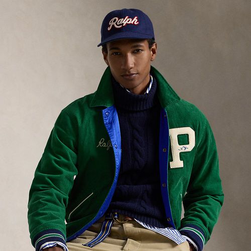 Reversible Letterman Jacket - Polo Ralph Lauren - Modalova