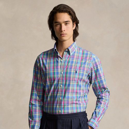 Custom Fit Plaid Stretch Poplin Shirt - Polo Ralph Lauren - Modalova