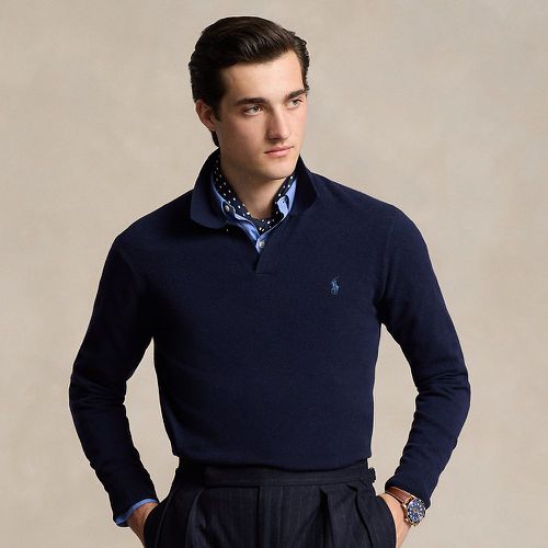 Wool Johnny-Collar Jumper - Polo Ralph Lauren - Modalova