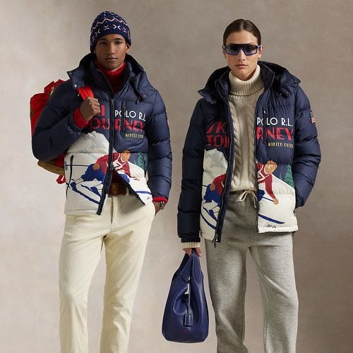 The Gorham Skier-Print Down Jacket - Polo Ralph Lauren - Modalova