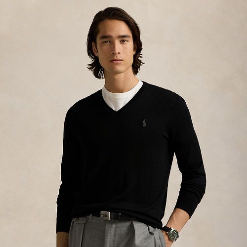 Slim Fit Washable Wool V-Neck Jumper - Polo Ralph Lauren - Modalova