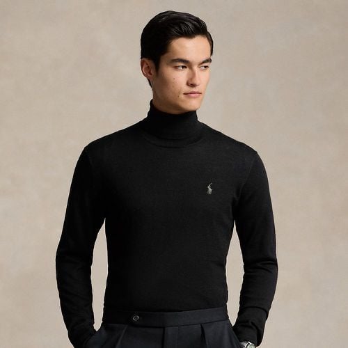 Washable Wool Roll Neck Jumper - Polo Ralph Lauren - Modalova