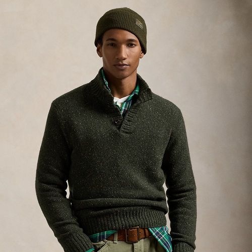 Speckled Wool-Blend Mockneck Jumper - Polo Ralph Lauren - Modalova