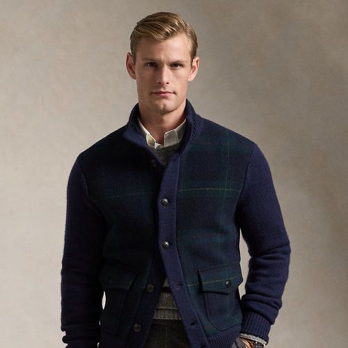 The Polo Tartan Wool Cardigan - Polo Ralph Lauren - Modalova