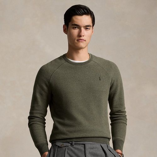 Textured Cotton Crewneck Jumper - Polo Ralph Lauren - Modalova