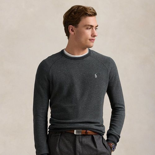 Textured Cotton Crewneck Jumper - Polo Ralph Lauren - Modalova