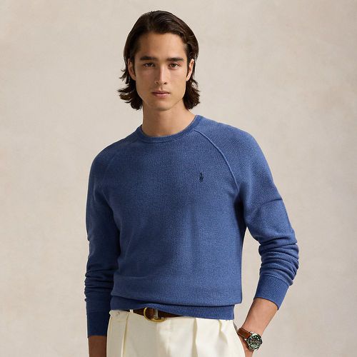 Textured Cotton Crewneck Jumper - Polo Ralph Lauren - Modalova