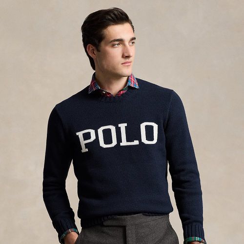 Logo-Intarsia Cotton Jumper - Polo Ralph Lauren - Modalova