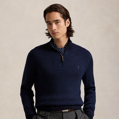 Washable Wool Quarter-Zip Jumper - Polo Ralph Lauren - Modalova