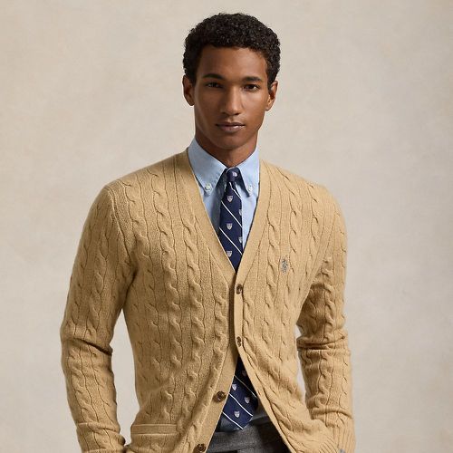 Cable-Knit Wool-Cashmere Cardigan - Polo Ralph Lauren - Modalova