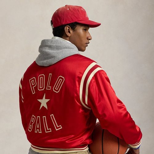 Polo Ball Satin Rally Jacket - Polo Ralph Lauren - Modalova