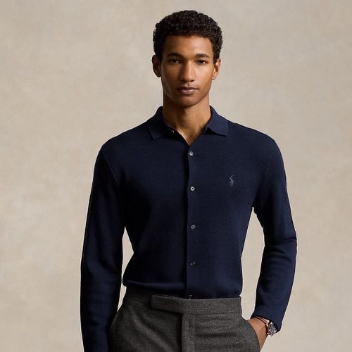 Washable Wool Shirt Jumper - Polo Ralph Lauren - Modalova