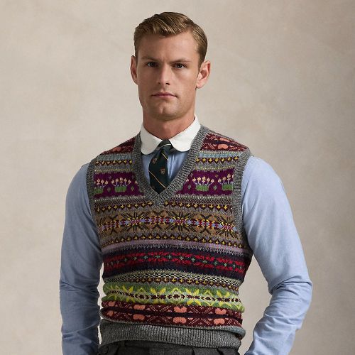 Fair Isle Wool Sleeveless Jumper - Polo Ralph Lauren - Modalova