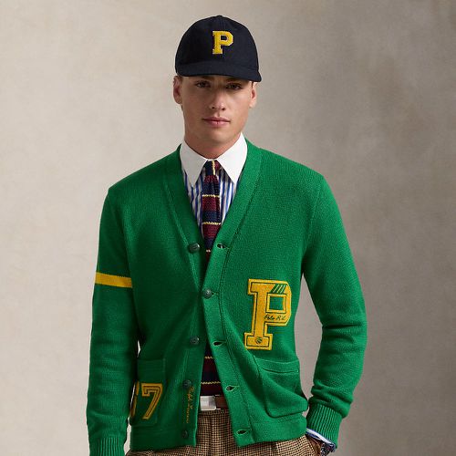 Cotton Letterman Cardigan - Polo Ralph Lauren - Modalova