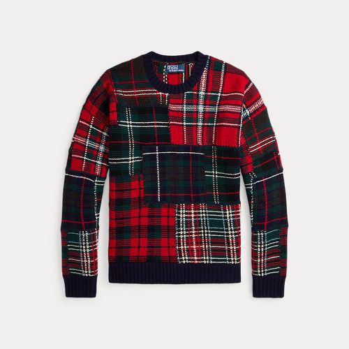 Plaid Patchwork Wool-Blend Jumper - Polo Ralph Lauren - Modalova