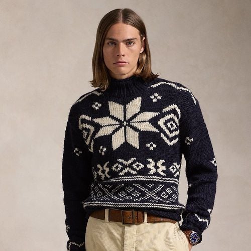 Snowflake Wool Rollneck Jumper - Polo Ralph Lauren - Modalova