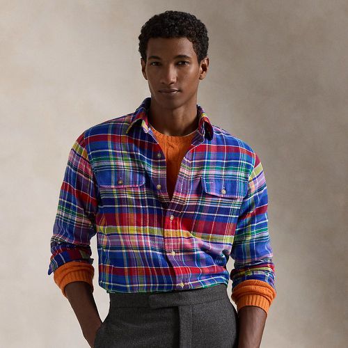 Classic Fit Plaid Twill Workshirt - Polo Ralph Lauren - Modalova