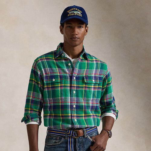 Classic Fit Plaid Flannel Workshirt - Polo Ralph Lauren - Modalova