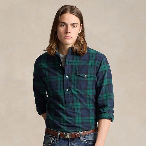 Classic Fit Plaid Popover Oxford Shirt - Polo Ralph Lauren - Modalova