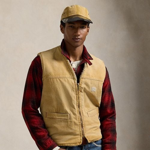 Fleece-Lined Canvas Waistcoat - Polo Ralph Lauren - Modalova