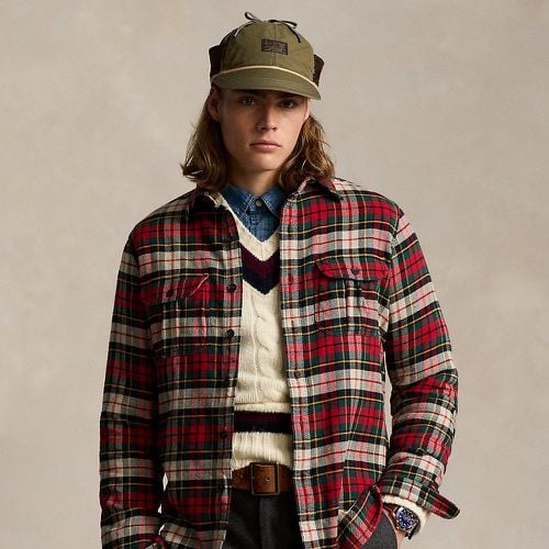 Classic Fit Plaid Flannel Workshirt - Polo Ralph Lauren - Modalova