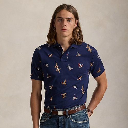 Custom Slim Duck-Print Mesh Polo Shirt - Polo Ralph Lauren - Modalova