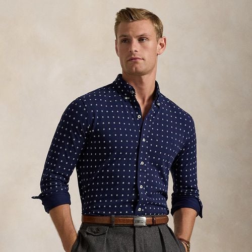 Square-Print Featherweight Mesh Shirt - Polo Ralph Lauren - Modalova