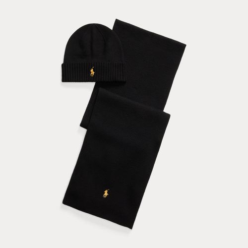 Merino Wool Beanie & Scarf Gift Set - Polo Ralph Lauren - Modalova